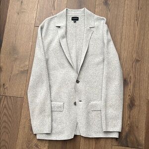 Club Monaco Men's Light Gray Blazer, Size S